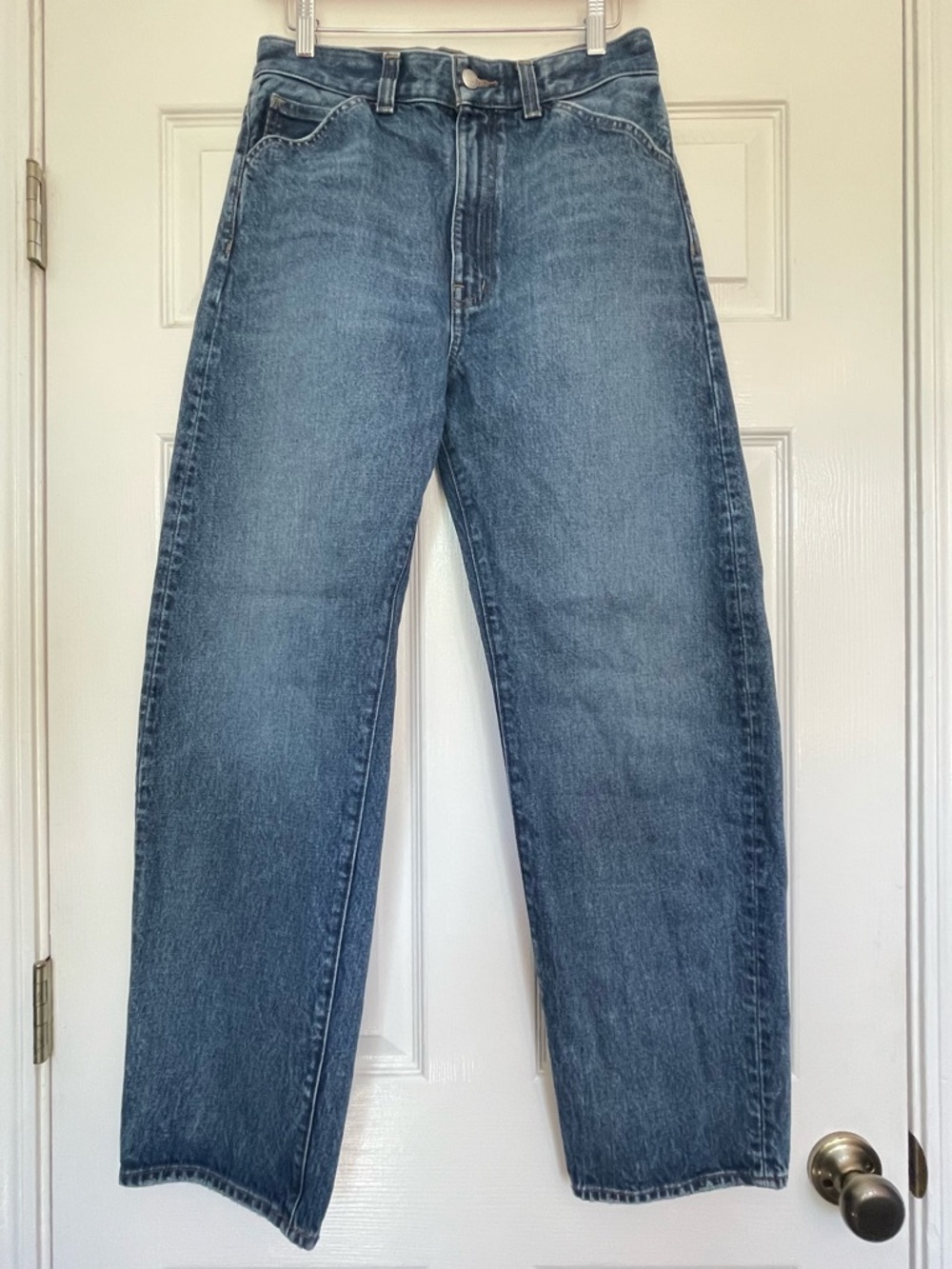 Madewell The Balloon Jean in Greenland Wash - Rigid